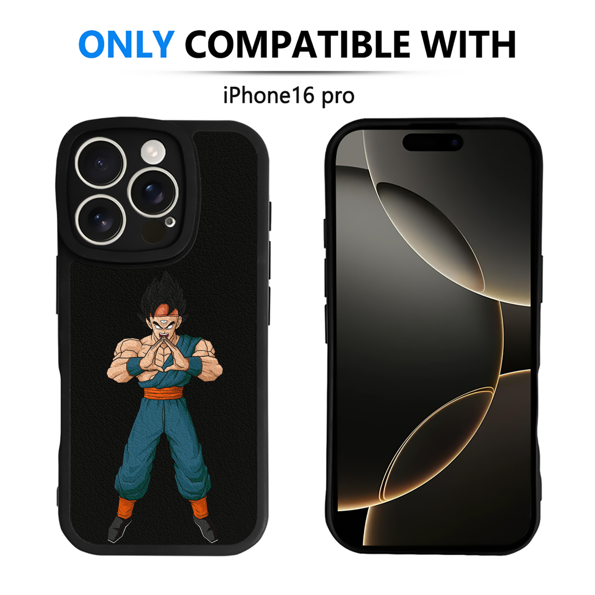 （画像用） ドラゴンボール DRAGON BALL 【iPhone 16シリーズ対応】シリコンスマホケース（レザー調） 材質：シリコン